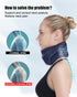 Neck Brace for Sleeping - Cervical Collar Relief Neck Pain and Neck Support Soft Foam Wraps Keep Vertebrae Stable