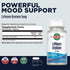 KAL Lithium Orotate 5 milligrams | Low Serving Of Chelated Lithium Orotate For Bioavailability and Mood Support | In Organic Rice Bran Extract Base | 120 VegCaps