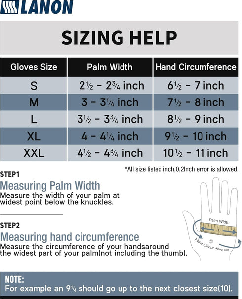 LANON Food Safe Disposable Nitrile Gloves, Latex-Free, Powder-Free, Textured Fingertips for Cooking