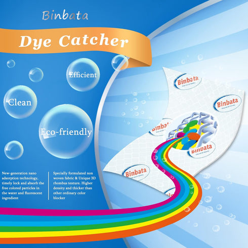 Color Grasper for Laundry 24 Count, Fragrance Free Dye Catcher Sheets for Home Use