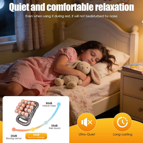 TOSEFES 2026 16 2600mAh 9 Head Massage Gun Deep Tissue Multi Head Massage Gun, Electric Percussion Massager with Modes