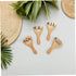 ZUNOXAZ 8pcs Wooden Massage Roller Multi Functional Hand Massager for Neck Shoulder Back Foot Relief Ergonomic Design