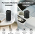 Waterless Essential Oil Diffuser with Handle, Scent Diffuser for Car Home Office Bathroom with Timer, Small