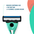 Preserve Shave 5 Blade Refillable Razor - Sunshine Yellow - Made from Recycled Materials