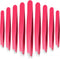 Mudder 12 Pcs Eyebrow Tweezers Set, Stainless Steel Slanted Tip Tweezers in Bulk for Men and Women, Rose Red