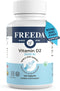 FREEDA Vitamin D2 2000 IU, Vegan Vitamin D for Bone Strength & Immune Support, 100 Tiny Tablets