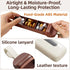 WMuxvia 3 Mini Travel Pill Case Compartment, Airtight Food Grade ABS Pill Organizer, Portable Daily Pill Box