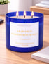 Sunset 3-Wick 15.8 oz Grapefruit Passionfruit Soy Candle | Large Scented Candle for Home | Clean Burn Long Lasting |