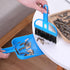 Set, AUNMAS Mini Dustpan and Brush Portable Compact Dust Pan and Hand Broom with Nesting Snap On Design for Home Table