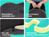 foverhom Gel Seat Cushion for Long Sitting, Office Chair Cushion for Tailbone Pain Relief, Non-Slip Orthopedic Memory
