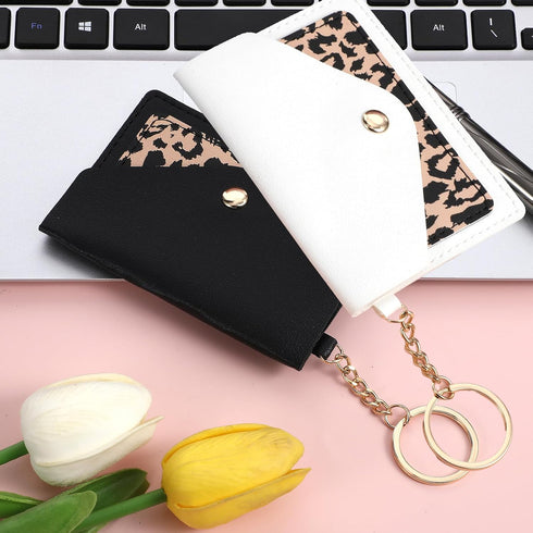 Mozeat Lens Packet, 2 Packs 4.3 3 Inch Birth Control Pill Case Sleeve PU Leather Birth Control Pills Case Holder X
