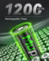 Mupoer 4 Pack, 2800mAh 2A 1.2V Rechargeable AA Batteries Ni-MH High Capacity Battery, Double A Low Self Discharge