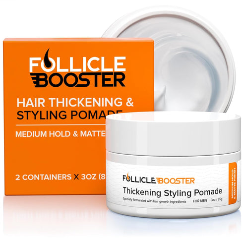Thickening Hair Styling Pomade for Men - 1 Pack Medium Hold, Water Base, Matte Finish Barber Paste