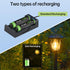 Kruta Solar Lights Batteries AAA 1100mah High Capacity 1.2V Ni-MH Rechargeable for Outdoor Solar Lights, Pack of 8