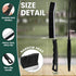 Solvra Set 6Pcs Crevice Cleaning Brush Hard Bristle Cleaning Tools for Grout, Tile Floors, Gaps & Narrow Spaces Small