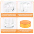 Wresty 10 Gram Glass Cosmetic Containers, 19 Packs Round Sample Jars with Gold Lids for Creams and Makeup
