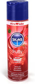 Skins Strawberry Flavored Lube Gel - Flavored Adult Lube for Oral and