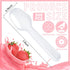 500 Pcs Disposable Clear Plastic Mini Spoons, Tasting Spoons, Small Dessert Spoons, Ice Cream Spoons for for Crafts, Tasting, Sampling -3 Inch