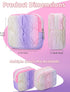 SERTRI Rainbow-2) Period Bag for Girls, Quilted Period Pouch for Women, Sanitary Napkin Storage Bag Menstrual Pad