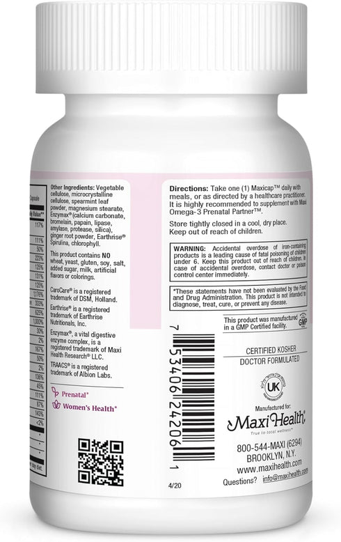 Prenatal Caps, Maxi Health - 120 Count