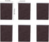 Carborundum Sponge, 6Pcs Emery Sponge Brush Eraser Scrub Kitchen Cleaning Sponge Stainless Steel Cleaning Tool by Hapivida