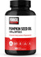 FORCE FACTOR Pumpkin Seed Oil Capsules, Phytosterols Supplement with Essential Fatty Acids, 100 Softgels