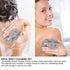 INNERNEED Soft Silicone Body Cleansing Brush, Gentle Exfoliating Shower Scrubber for All Skin Types, Gray