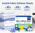 Fabric Softener Sheets for Washing Machine, Fresh Linen Scent, No Plastic Jug Soap Strips, Up to 240 Loads