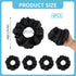 4 Pack Baby Stroller Wheel Cover Black Wheelchair Wheel Tire Protector for Child Kid Baby Stroller Jogger Wheels Covers