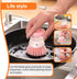 HECHARY Laundry Detergent Dispenser Powder Container & Scent Booster Organizer Includes Brush & Soap Holder Airtight