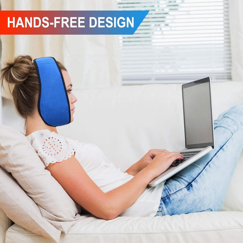 LotFancy Face Ice Pack Wrap with 4 Reusable Hot Cold Therapy Gel Packs for TMJ, Wisdom Teeth, and Facial Surgery Pain