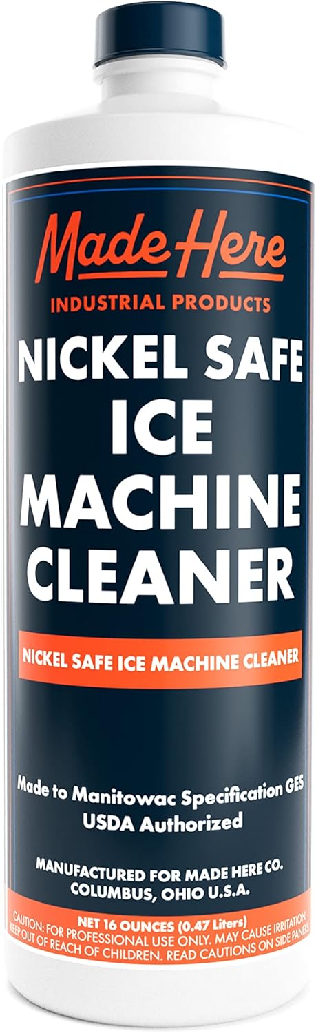 Ice Machine Cleaner - Nickel-Safe Descaler & Sanitizer for Effective Cleaning, 16 OZ, Ideal for Home or Commercial Use