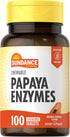 Sundance Papaya Enzymes | 100 Chewable Tablets | Vegetarian, Non-GMO, Gluten Free Natural Tropical Flavor