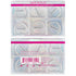 SHANY Stay Jelly Silicone Sponge Set - Pack of 6 Clear & Non-Absorbent Makeup Blending Sponges for Flawless Application