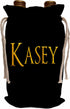 3dRose Kasey popular baby boy name in the USA. Yellow on black
