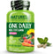 NATURELO One Daily Multivitamin for Women - Energy Support, Whole Food Supplement, 120 Capsules, Non-GMO