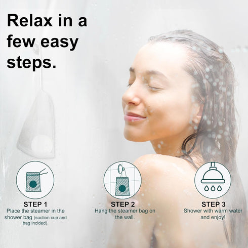 Shower Steamers Aromatherapy Eucalyptus, Relaxation Gifts for Women, Shower Steamer for Stress Relief and Self-Care