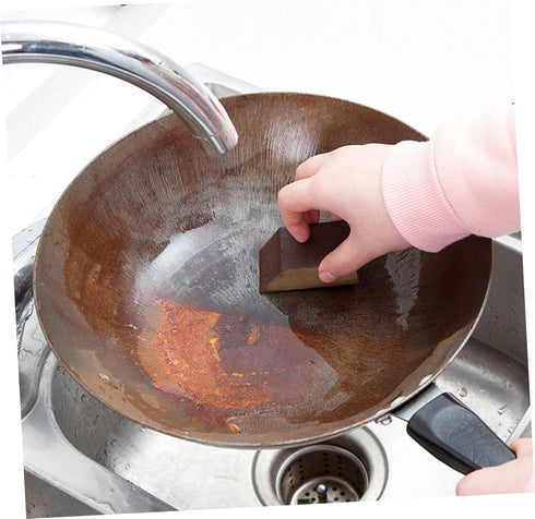 Set Emery Sponge Cleaning Pad Kitchen Dishwashing Sponge for Non-Scratch Cleaning for Cookware and Kitchenware