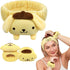 Kawaii Spa Headband and Wristband Set - Cute Soft Skincare Headbands for Women Girls for Face Washing