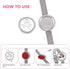 YWLI 10 Essential Oil Diffuser Bracelet Aromatherapy Locket Adjustable Stainless Steel Rose Watch Chain Bracelet