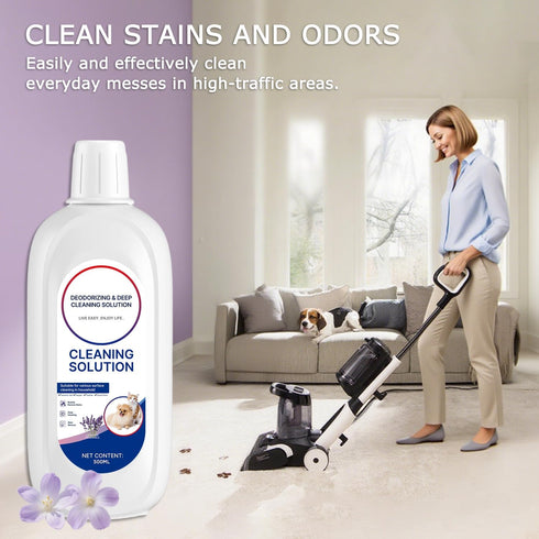 Vacbeuta 2 Packs Floor Cleaner Lavender Scent Compatible with Tineco Cleaning Solution Rifill Deep Cleaning for Tineco