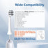 Replacement Heads Compatible with Philips Sonicare C2 C3 G2 G3 W3, 6PCS Toothbrush Refill