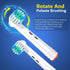 Replacement Toothbrush Heads, Precision Clean Brush Compatible with Oral-B 7000/Pro 1000/9600/5000/3000/8000 (8 Pack),