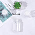 Pack of 3 Nail Polish Remover Pump Empty Dispenser Bottle for Alcohol, Acetone, 150ml, Clear Top Cap