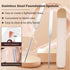 Picasso Makeup Spatula and Palette Set, Korean Spatula with Leather Cover, Stainless Steel Palette for Blending
