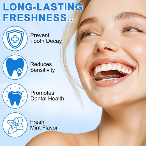Rulviou 9.9% 4.23 Oz Hydroxyapatite Toothpaste, Protects Enamel and Strengthens Teeth, Cleans and Cares for Oral