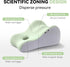 Tailbone Memory Foam Seat Cushion, Orthopedic Coccyx Support Pillow with Non-Slip Cover & Cutout Design, Ergonomic