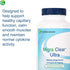 Nutra BioGenesis Migra Clear Ultra - 120 Capsules with Feverfew, Riboflavin, Magnesium for Healthy Capillary Function