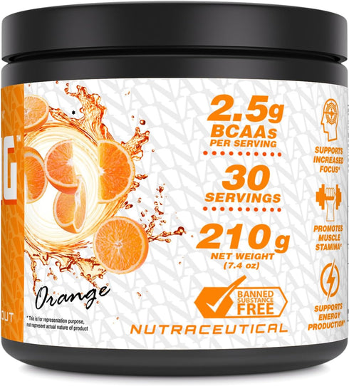 Amazing Nutrition Amazing PRE | Ultimate Pre-Workout Supplement, 30 Servings, 2.5 Grams BCAA Per Serving