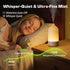 SIHUADON 120ml 3-in-1 7 Essential Oil Diffuser, Aromatherapy Diffuser Small Ultrasonic Cool Mist Humidifier with Color